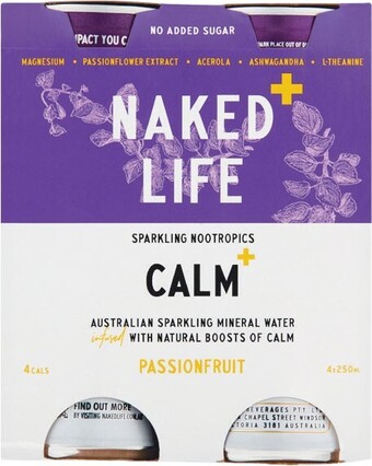 Naked life nootropics 4 x 250ml