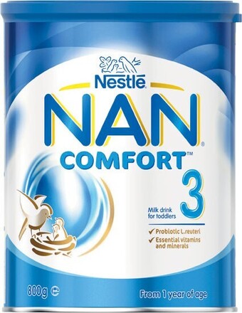Woolworths Nestle nan comfort stage 3 baby formula 800g – limit of 2 per customer offer