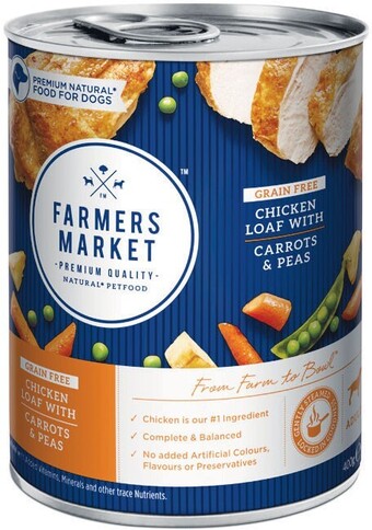 Woolworths Farmers market wet dog food 400g offer