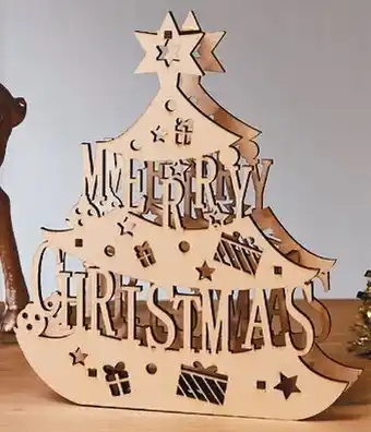 Woolworths Wooden light up tabletop offer