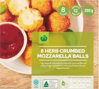 Woolworths Woolworths herb coated cheese ball 200g offer
