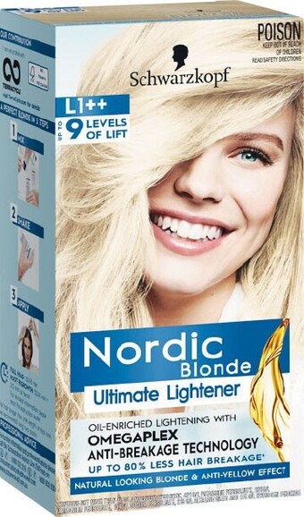 Woolworths Schwarzkopf nordic blonde l1++ ultimate lightener offer