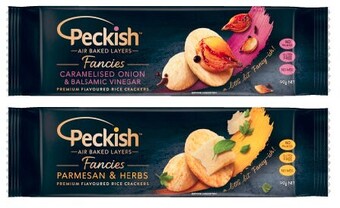 Coles Peckish fancies crackers 90g offer