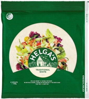 Coles Helga's wraps 250g-508g offer