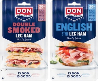 Coles Don sliced meats 170g-250g offer