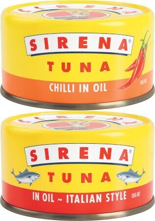 Coles Sirena tuna 185g offer