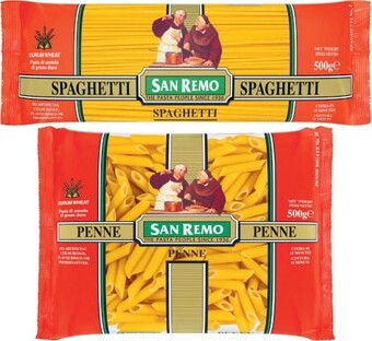 Coles San remo pasta 375g-500g offer