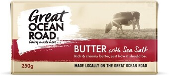 Coles Great ocean road butter 250g offer