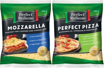 Coles Perfect italiano grated cheese 250g offer