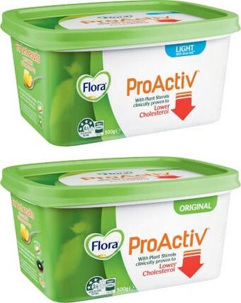 Coles Flora proactiv 500g offer