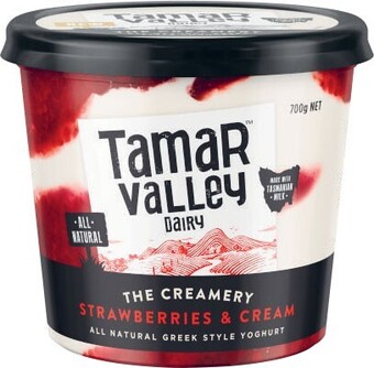 Coles Tamar valley the creamery yoghurt 700g offer