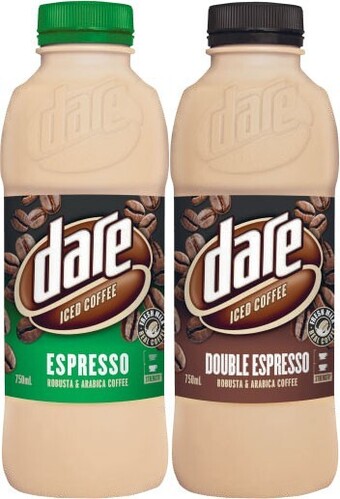 Coles Dare flavoured milk 750ml offer