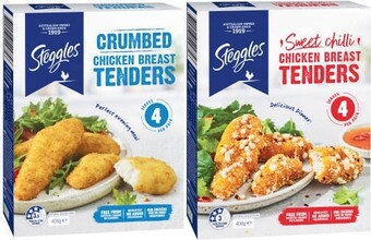 Coles Steggles chicken tenders 400g offer