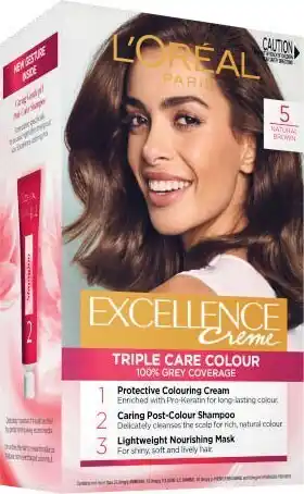 Coles L'oréal excellence hair colour 1 pack offer