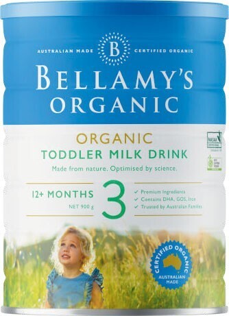 Bellamy's organic toddler milk drink stage 3 900g