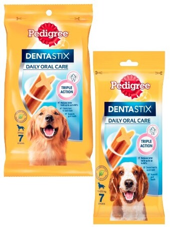 Coles Pedigree dentastix 7 pack offer