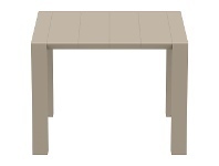 LivingStyles Siesta Vegas Commercial Grade Outdoor Extendible Dining Table, 100-140cm, Taupe offer