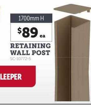 Stratco Retaining wall post offer