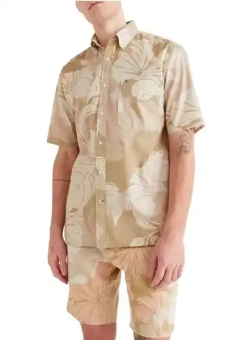 Myer Tommy hilfiger camo floral short sleeve shirt offer