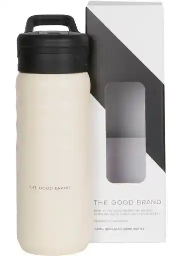 The good brand 530ml medium insulated drink bottle - natural
