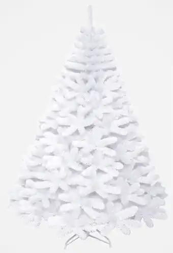 Myer giftorium white reno hinged christmas tree 210cm
