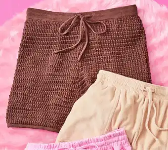 Myer Miss shop organic cotton blend shorts - brown offer