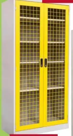 Stratco Stratco 2 Door Metal Security Cabinets 1850 H x 900 W x D 450mm offer