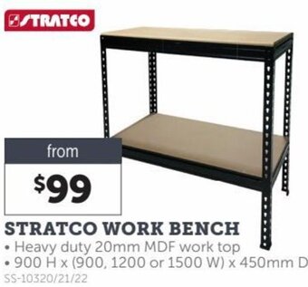 Stratco Stratco Work Bench offer