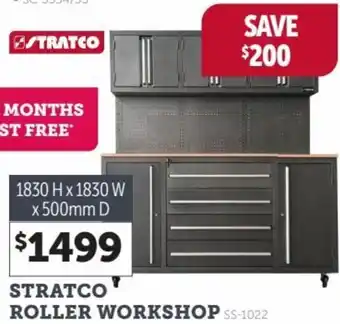 Stratco Stratco Roller Workshop 1830 H x 1830 W x 500mm D offer