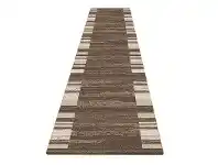 Serenity Morgan Modern Runner Rug, 80x300cm, Brown