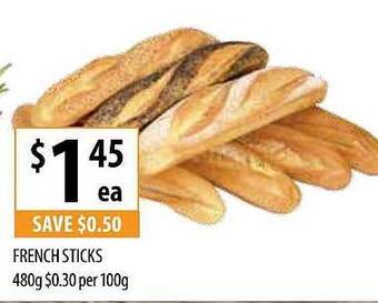 Supabarn French sticks offer