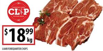 Supabarn Lamb forequarter chops offer