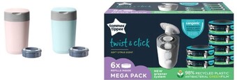 Baby Bunting Tommee tippee twist & click nappy disposal refills 6pk offer