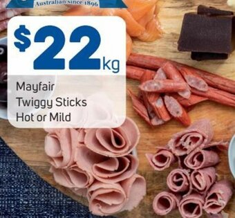 Foodland Mayfair Twiggy Sticks Hot or Mild offer