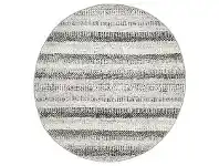 LivingStyles Symphony Scandi Modern Round Rug, 240cm, Grey offer
