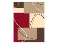 LivingStyles Legacy Ivan Modern Rug, 200x290cm, Red offer