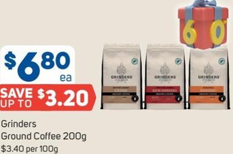 Foodland Grinders Ground Coffee 200g offer