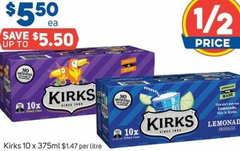Foodland Kirks 10 x 375ml offer