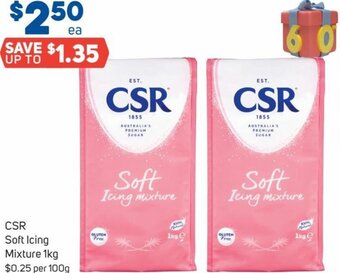 Foodland CSR Soft Icing Mixture 1kg offer