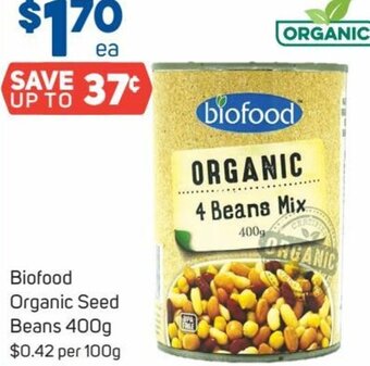 Biofood Organic Seed Beans 400g