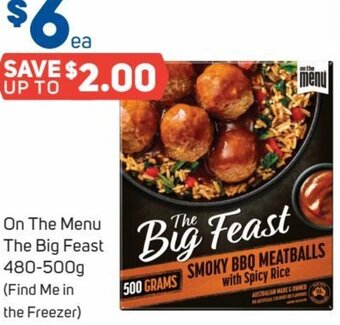 Foodland On The Menu The Big Feast 480-500g offer