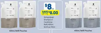 Foodland Schwarzkopf Shampoo or Conditioner Refill 400ml offer