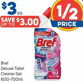 Foodland Bref Deluxe Toilet Cleaner Gel 600-700ml offer
