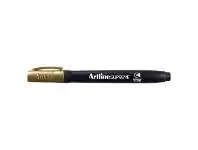 Officeworks Artline Supreme Permanent Marker Metallic Gold offer