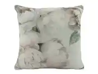 White Peony Velvet Scatter Cushion