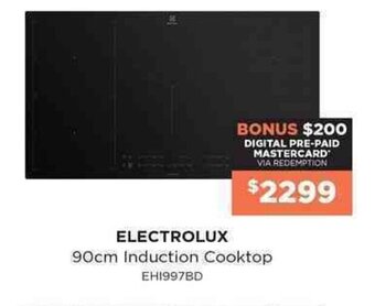 Bing Lee Electrolux 90cm Induction Cooktop offer