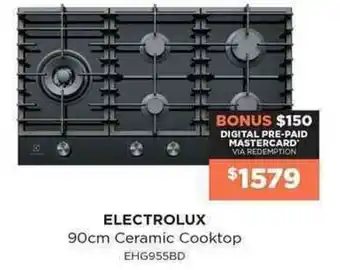 Bing Lee Electrolux 90cm Ceramic Cooktop offer