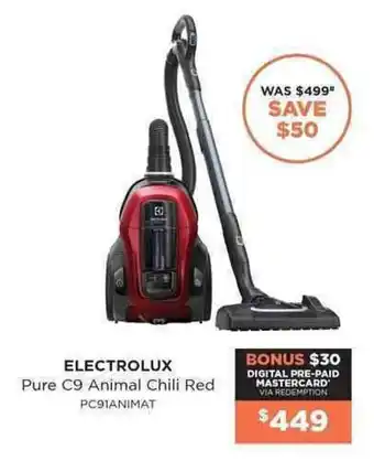 Electrolux Pure C9 Animal Chili Red
