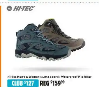 Anaconda Hi-tec men's women's lima sport ii waterproof mid hiker offer