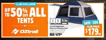 Anaconda Oztrail hightower mansion 8 person tent offer